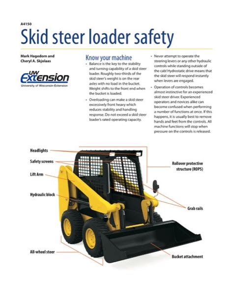 safe skid steer operation|osha regulations on skid steer.